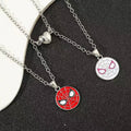 Hero Couple Matching Mask Pendant Necklace Set