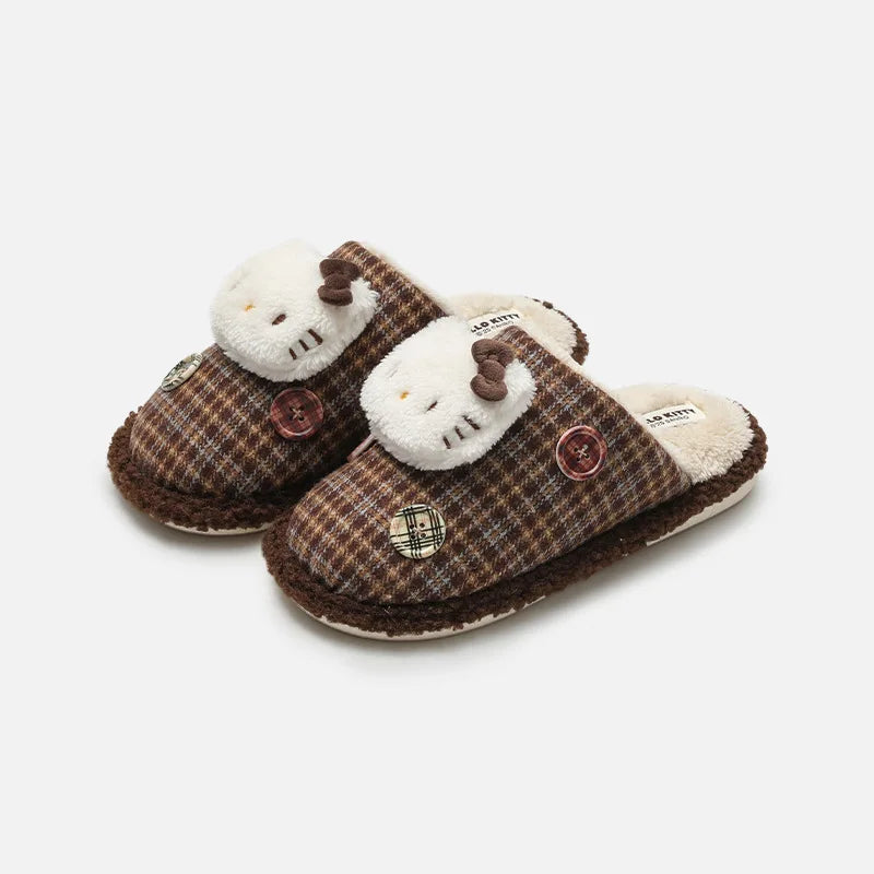 Hello Kitty warm slippers for autumn and winter