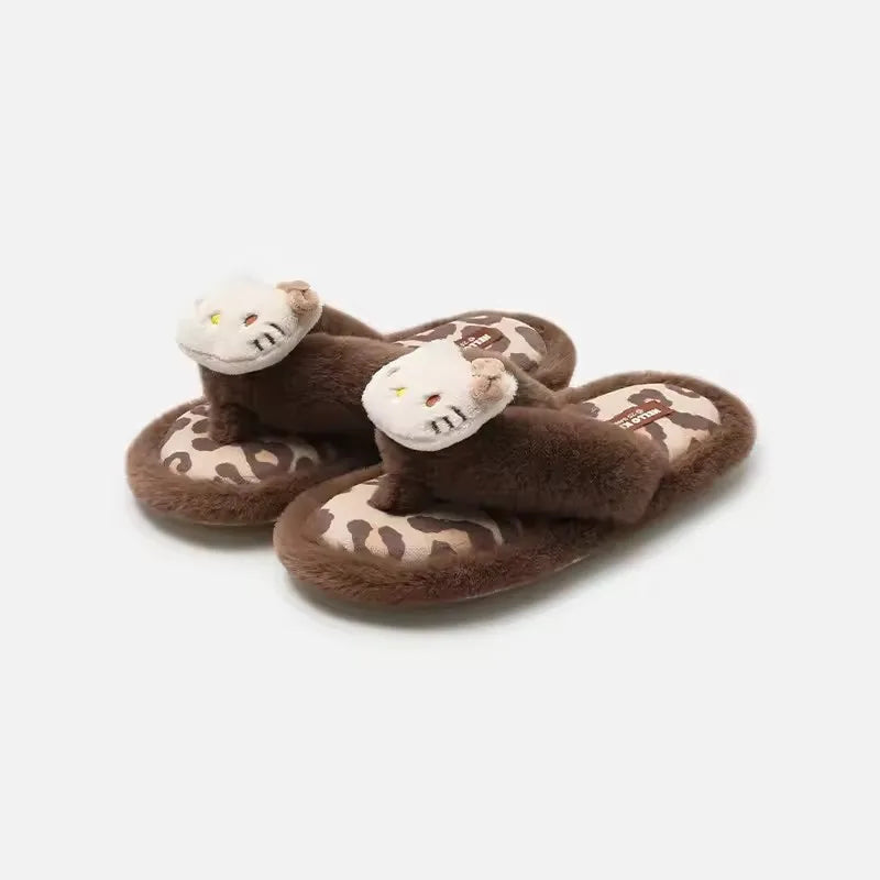 Hello Kitty plush slipper product detail