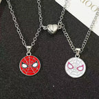 Hero Couple Matching Mask Pendant Necklace Set