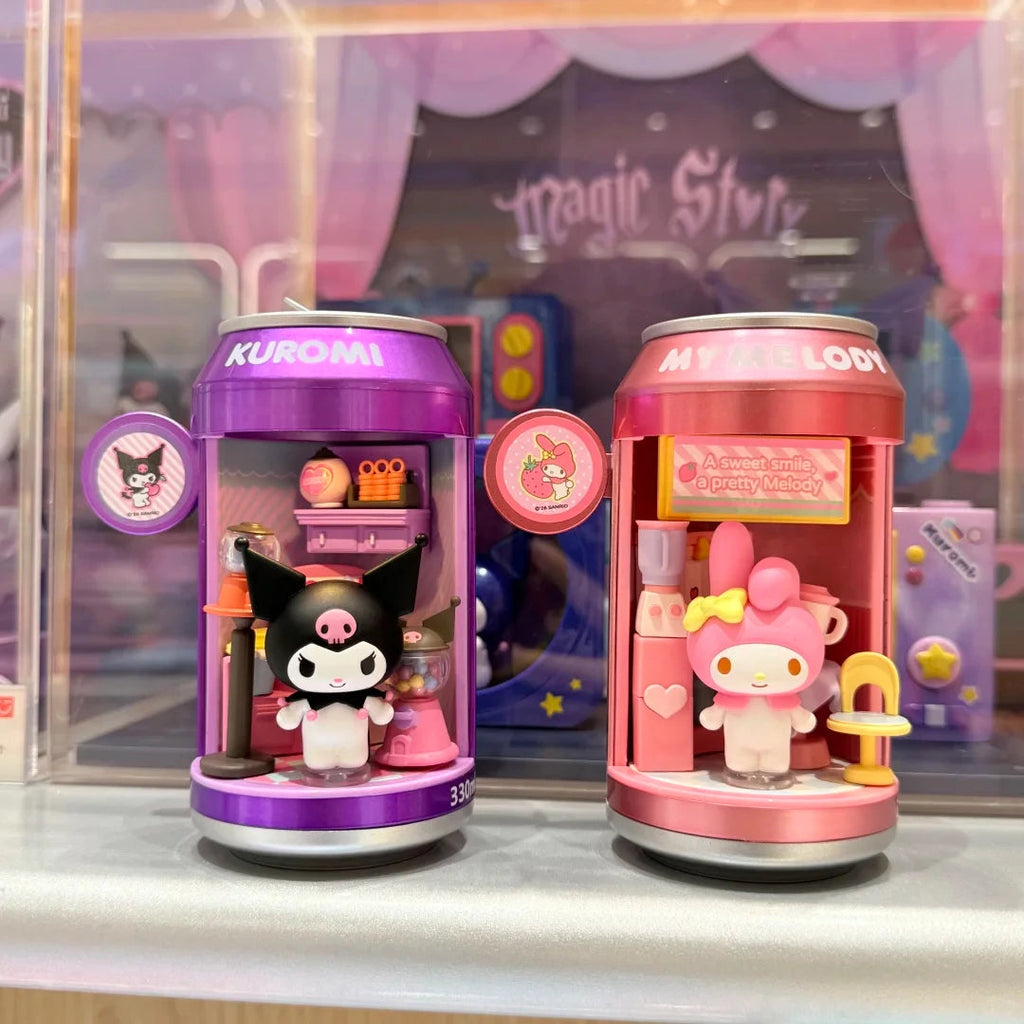 Sanrio blind box light-up figure  collectible dessert shop series