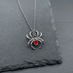 Crystal Spider Necklace