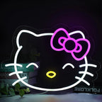Hello kitty LED night light  neon room & wall decor