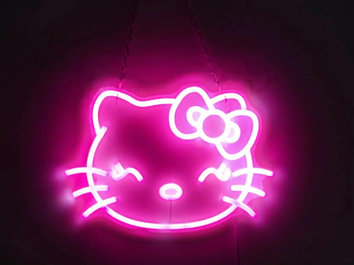 Hello kitty LED night light  neon room & wall decor