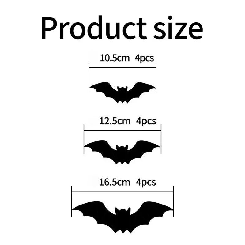 LED Spider & Bat Halloween Light Decoration