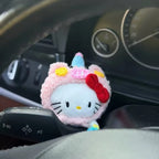 Hello Kitty plush wiper and turn signal cover car interior decor product photo