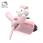 Hello Kitty car vent fan air freshener rotating dashboard decor product photo