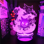 Gengar Pokémon 3D LED night light room decor product photo