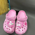 my melody cartoon clogs cute summer beach sandals for women & kids