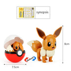 Pokémon Poké Ball transforming toy and Pikachu action figure product photo