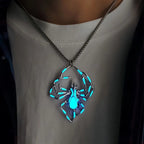 Glow Spider Necklace