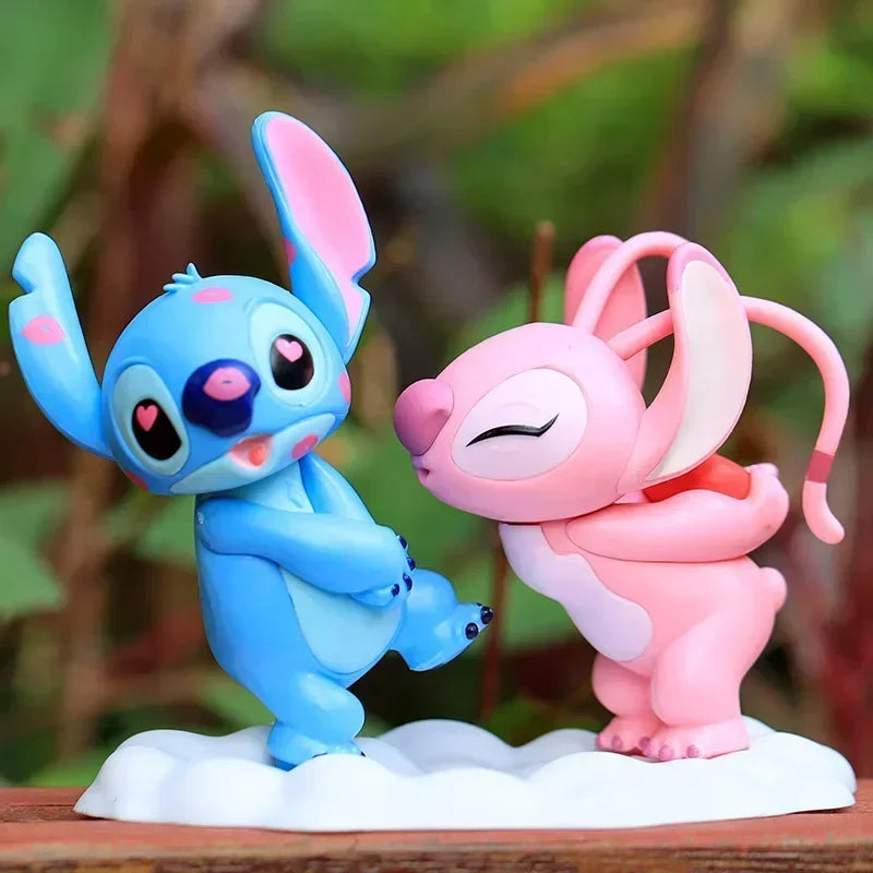 Cute Alien Couple Figure Set, Gift for Fans