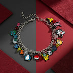 Gengar inspired Pokémon necklace close-up detail