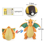 Pokémon Poké Ball transforming toy and Pikachu action figure product photo