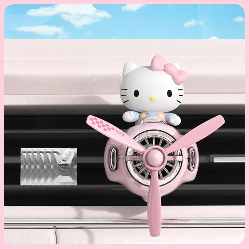 Hello Kitty car air freshener diffuser rotating vent aromatherapy product photo