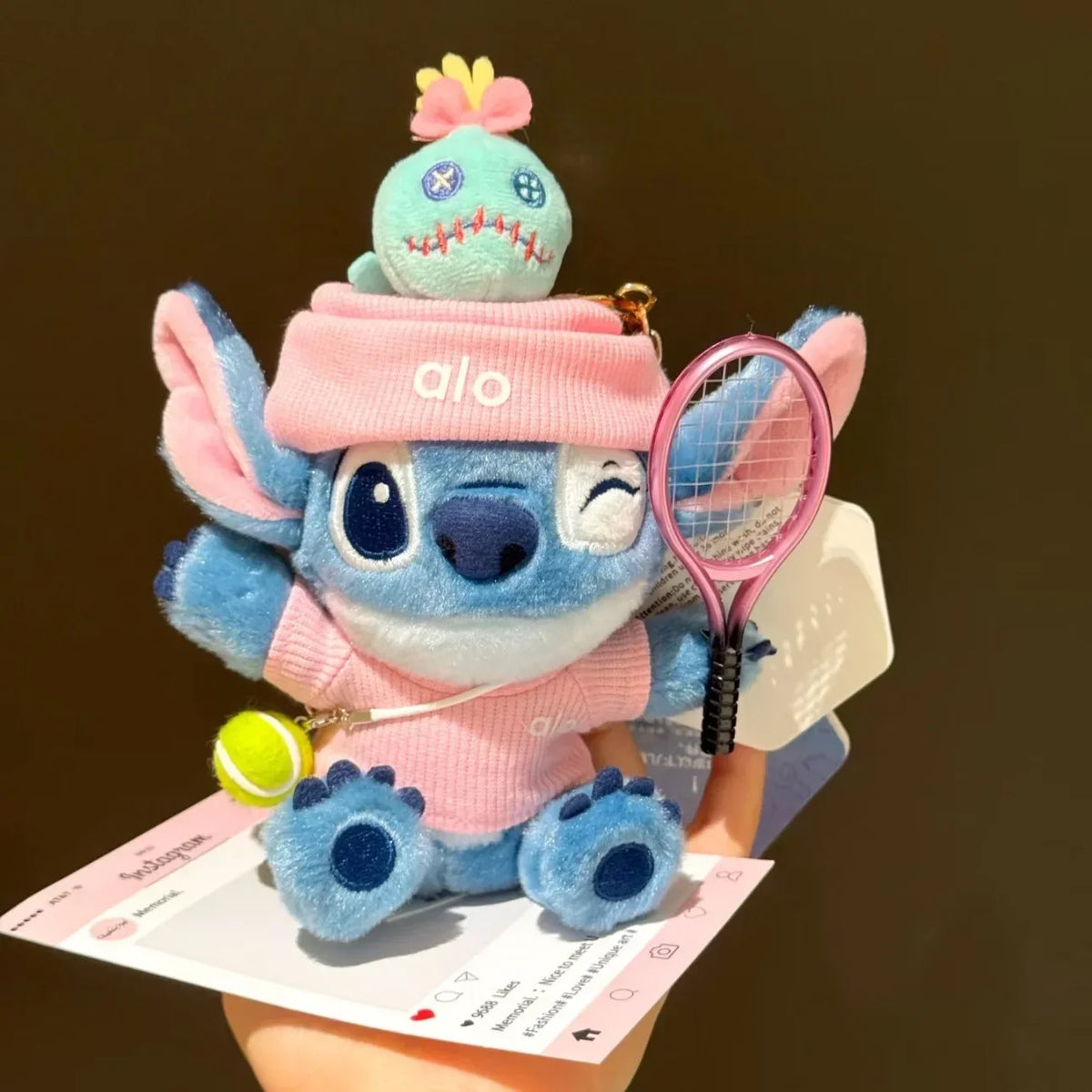 Stitch hanging pendant keychain for backpack and everyday accessories