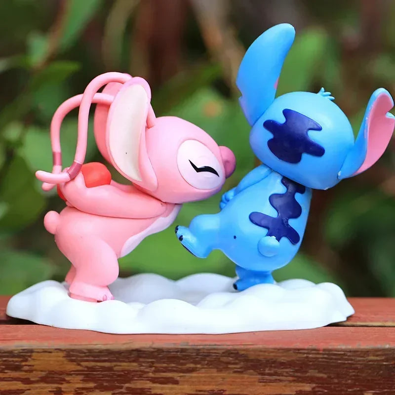 Cute Alien Couple Figure Set, Gift for Fans