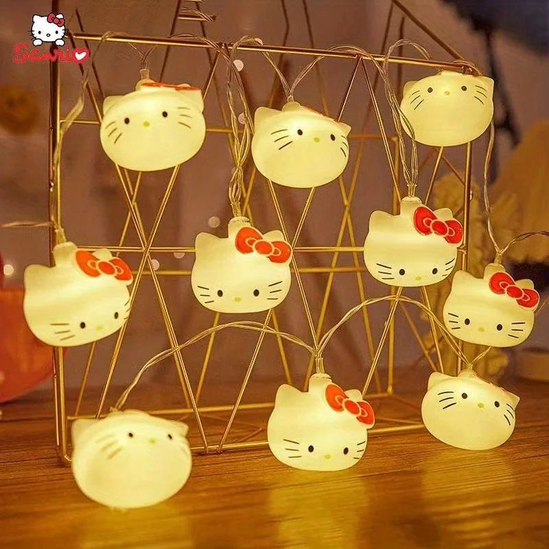 Hello Kitty USB string lights  kawaii bedroom & home decor