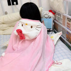 Hello kitty sanrio blanket  kawaii soft throw for girls & bedroom decor