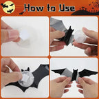 LED Spider & Bat Halloween Light Decoration