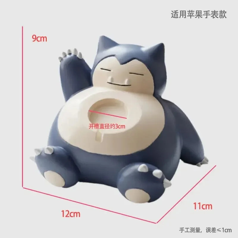 Pokémon Snorlax Apple Watch charging stand desk holder product photo