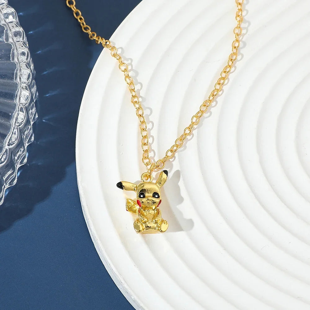 Pikachu Pokémon necklace cute anime pendant jewelry product photo