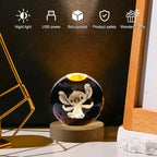 Stitch Crystal Ball Night Light Cute LED Decorative Lamp