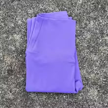 Women's Solid Color High-Waist Pocket Leggings