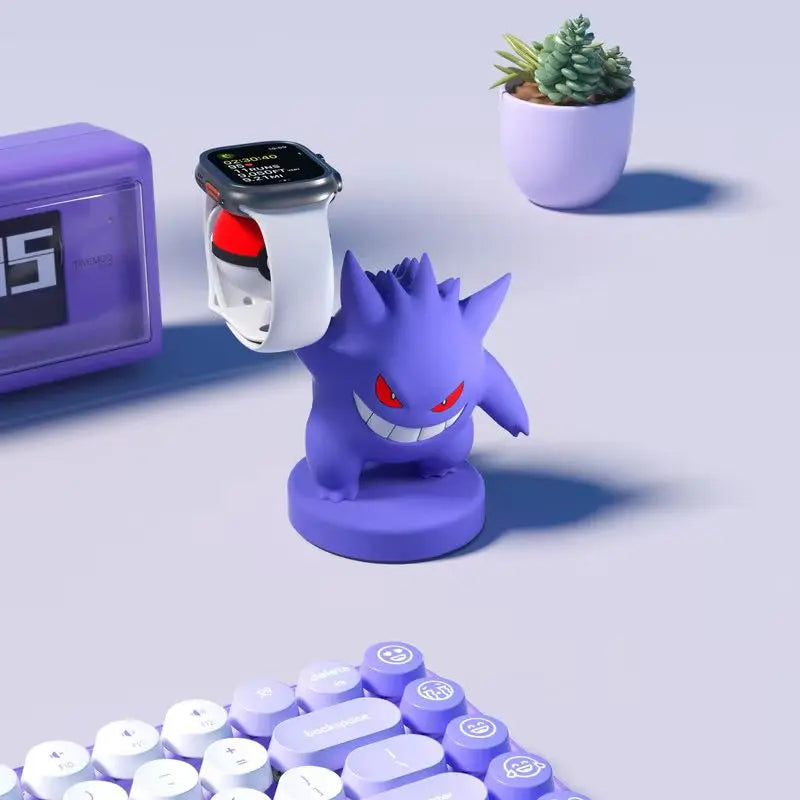 Anime smartwatch charging stand desktop holder product photo