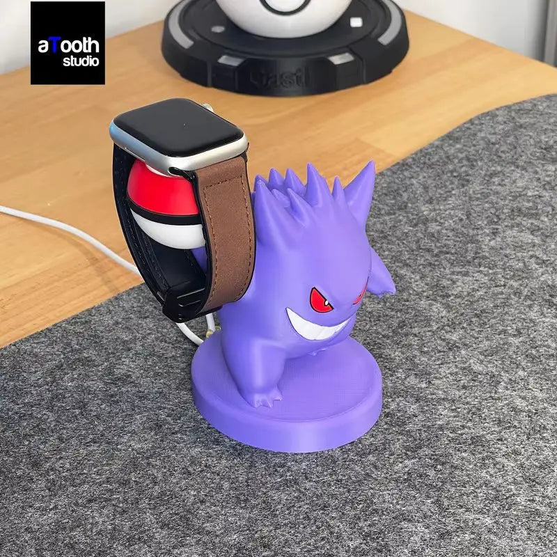 Anime smartwatch charging stand desktop holder product photo