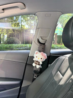 Hello Kitty plush seat belt covers soft car shoulder pads product photo