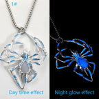 Glow Spider Necklace