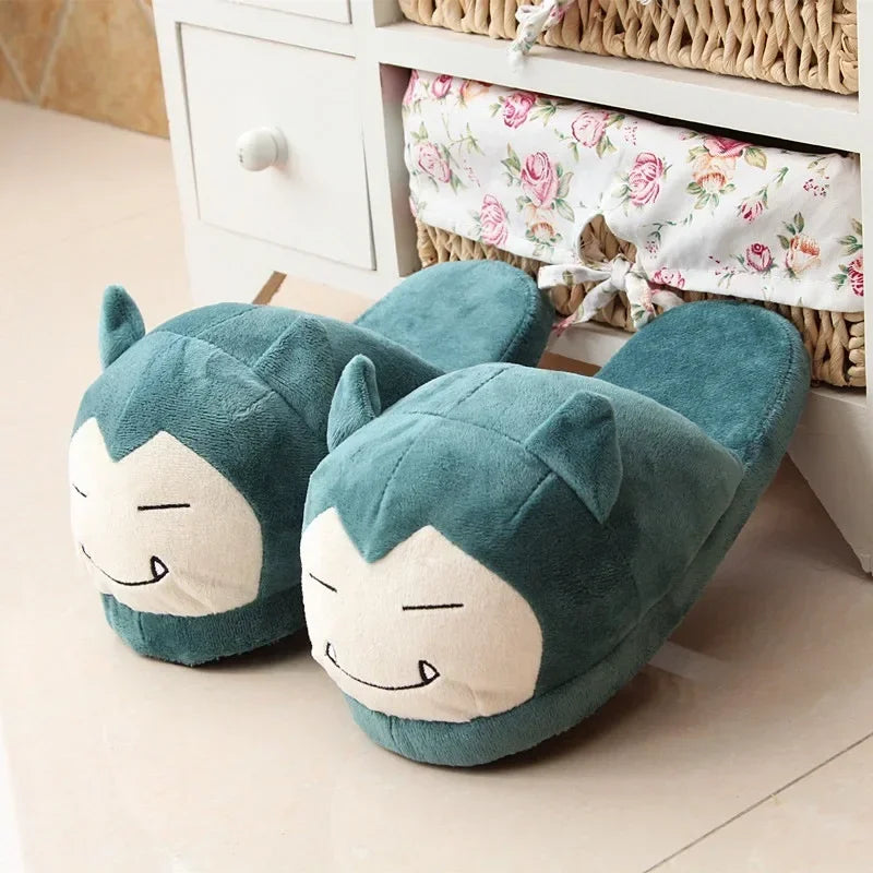 Pokémon plush slippers cozy character indoor shoes product photo