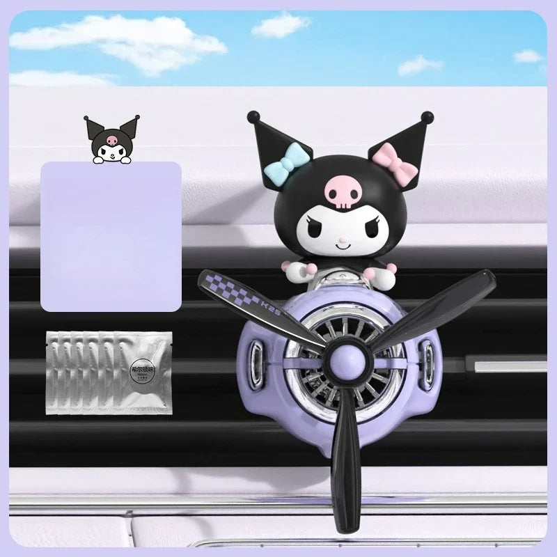 Hello Kitty car air freshener diffuser rotating vent aromatherapy product photo