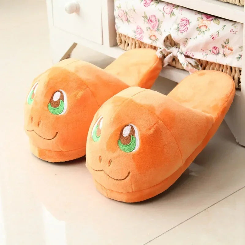 Pokémon plush slippers cozy character indoor shoes product photo