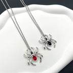 Crystal Spider Necklace