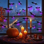 LED Spider & Bat Halloween Light Decoration