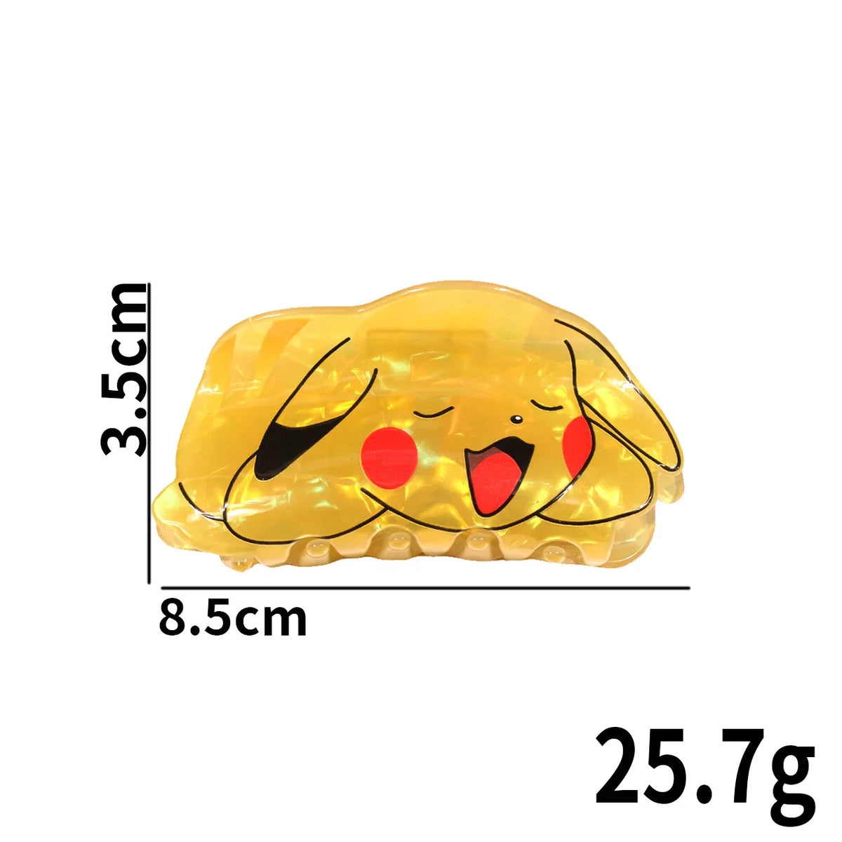 Pokémon Pikachu hair claw clip cute hair accessory product photo