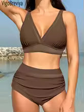 Women's High-Waist Push-Up Bikini Set