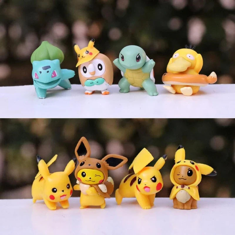 Pokémon mini figures set Pikachu character collectibles product photo