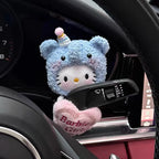 Hello Kitty plush wiper and turn signal cover car interior decor product photo