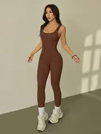 Women's Tummy Control Seamless Ribbed Shapewear Bodysuit