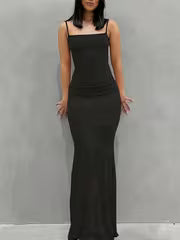 Women's Spaghetti Strap Lounge Nightgown