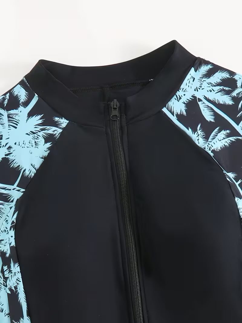Women's Zipper Competition Swimsuit