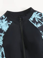 Women's Zipper Competition Swimsuit