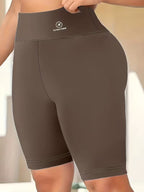 Women's Plus Size Airplane Print Sports Shorts