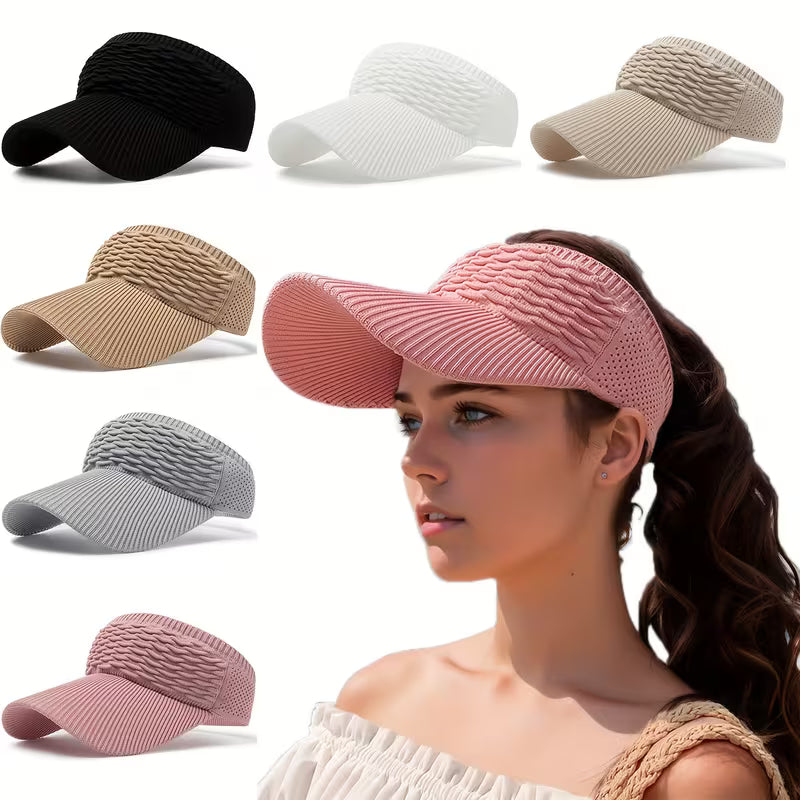 Women's Water Ripple Fold Visor Hat