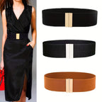 Women's Wide Elastic Stretch Waist Belt