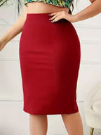Women's Plus Size Loose-Fit Skirt