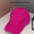 Women's Pink Butterfly Print Baseball Cap